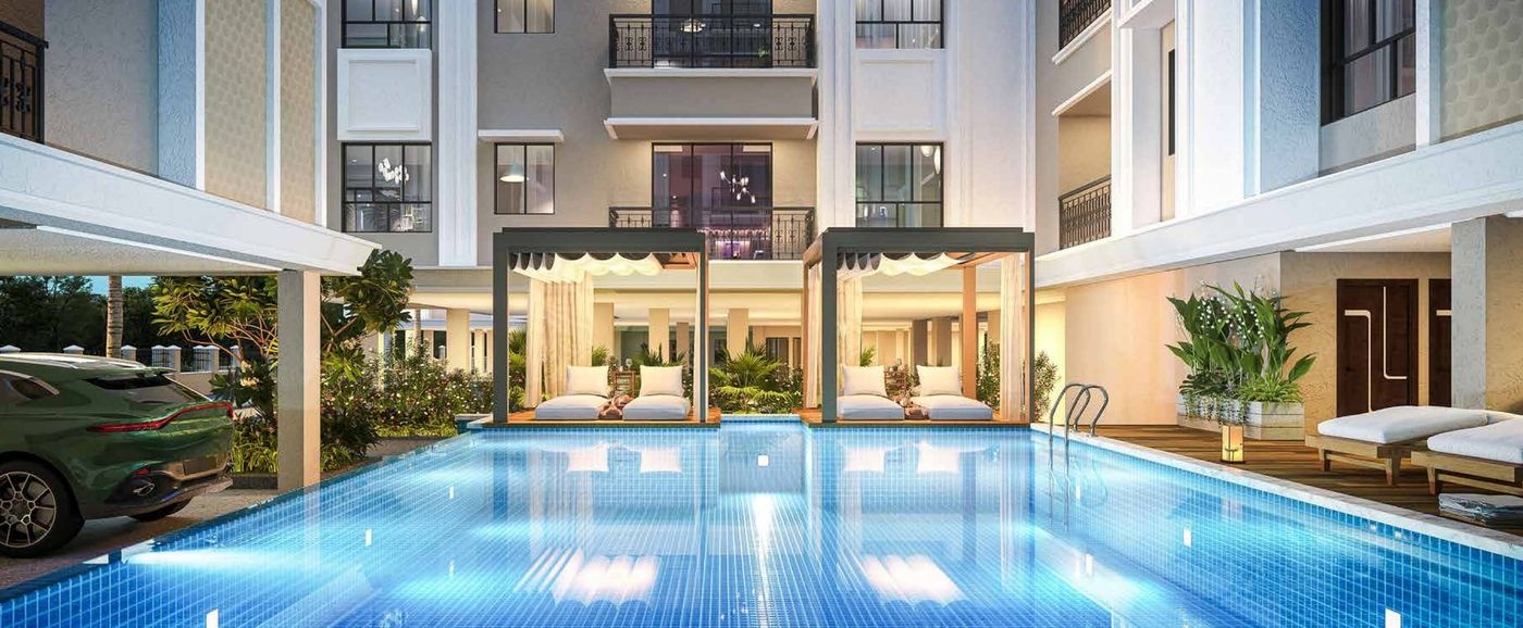 Rooftop swimming pool
