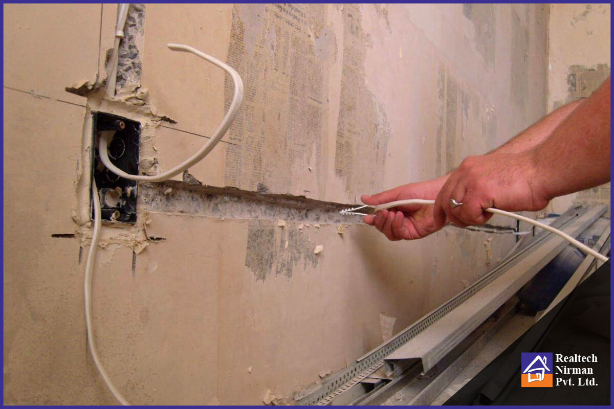 Concealed wiring store