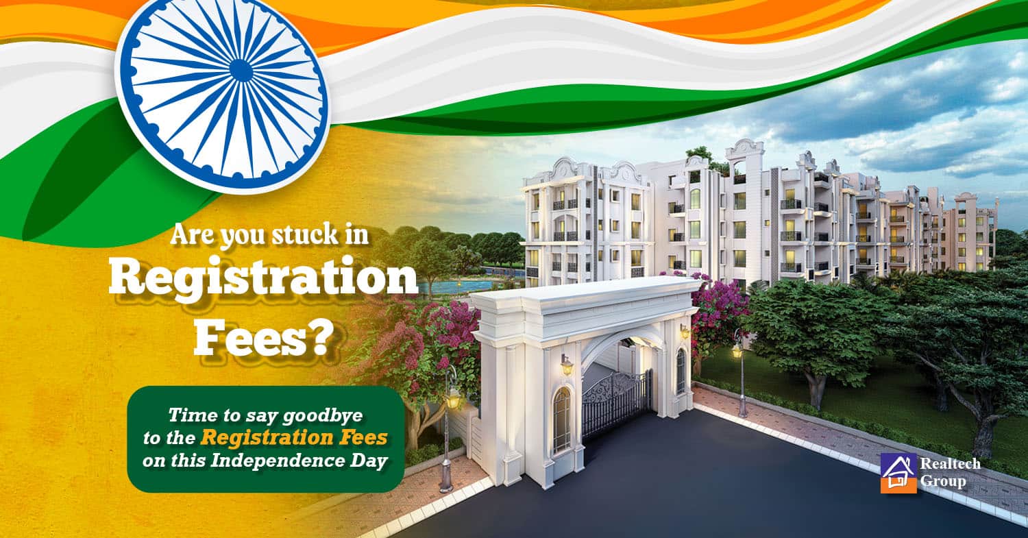 Independence day special offer- Time to say goodbye to flat registration fee on this Independence Day